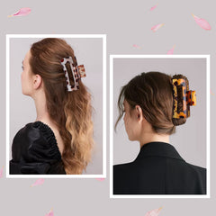 Mandydov clip holding a high ponytail during workout for stability