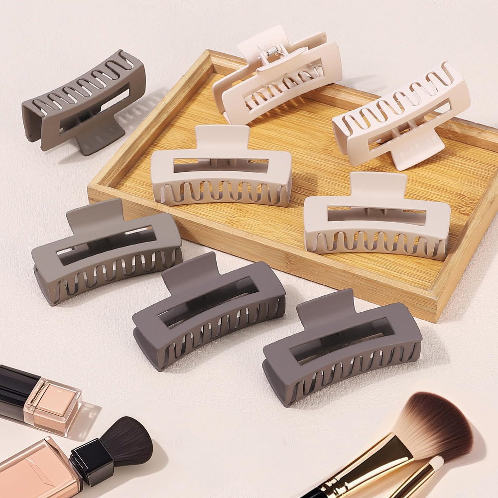 Mandydov clip tucked in a handbag, travel-ready styling solution