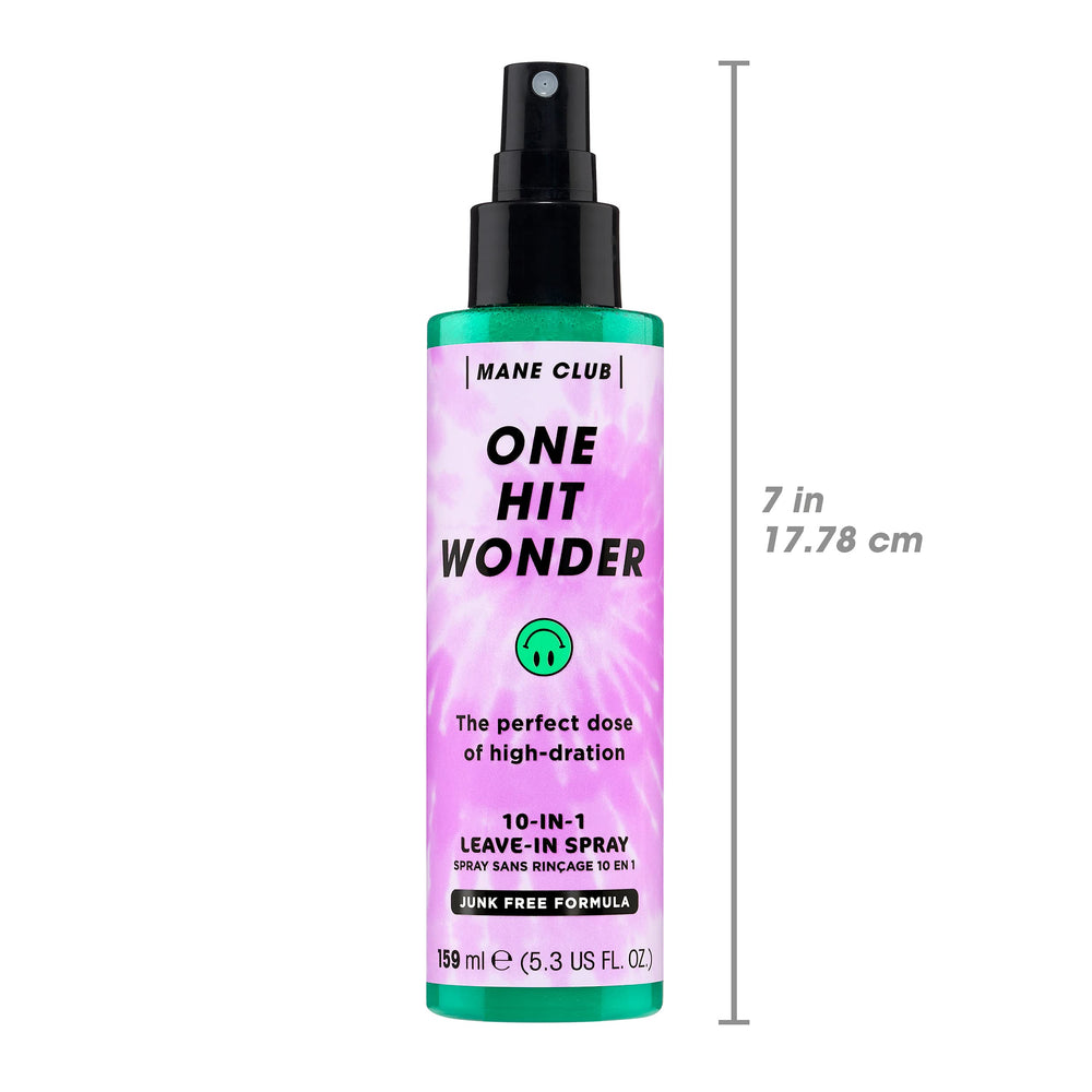MANE CLUB applied in hair while styling showing detangling and smooth finish