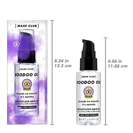 MANE CLUB close-up label view highlighting clean, vegan, cruelty-free claims