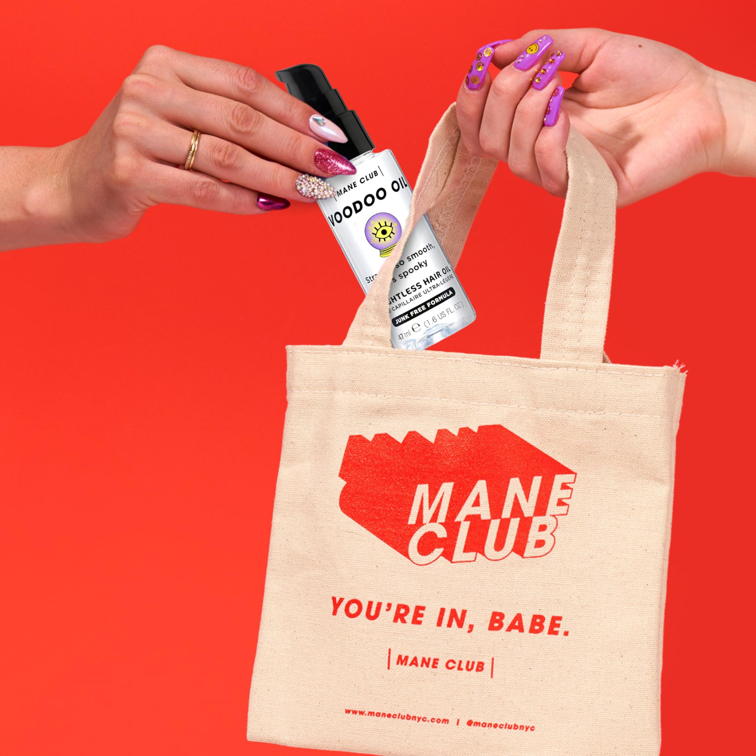 MANE CLUB lifestyle on bathroom shelf showing elegant scent and routine fit