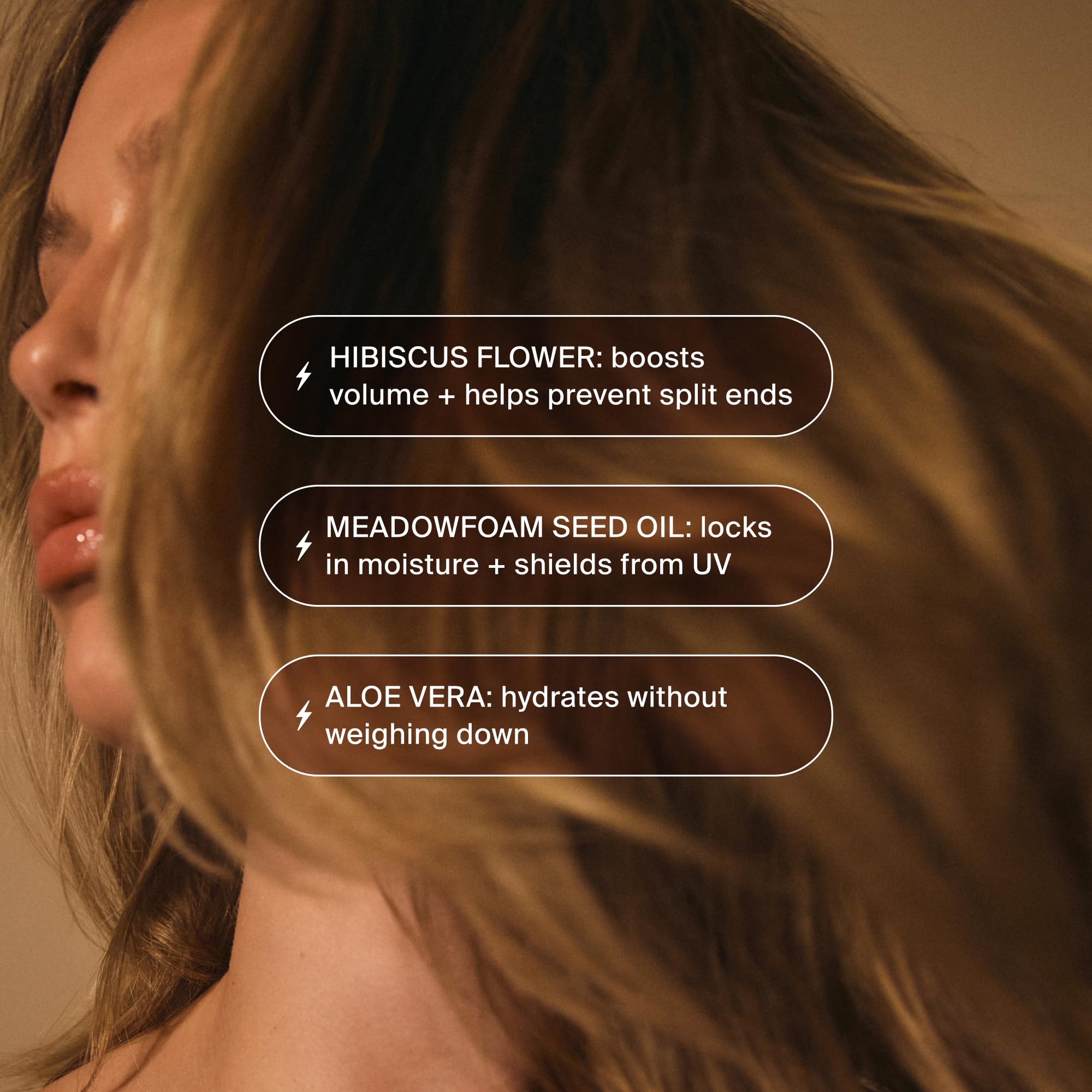 MANE IVY serum drop on hand showing silky texture and spreadability