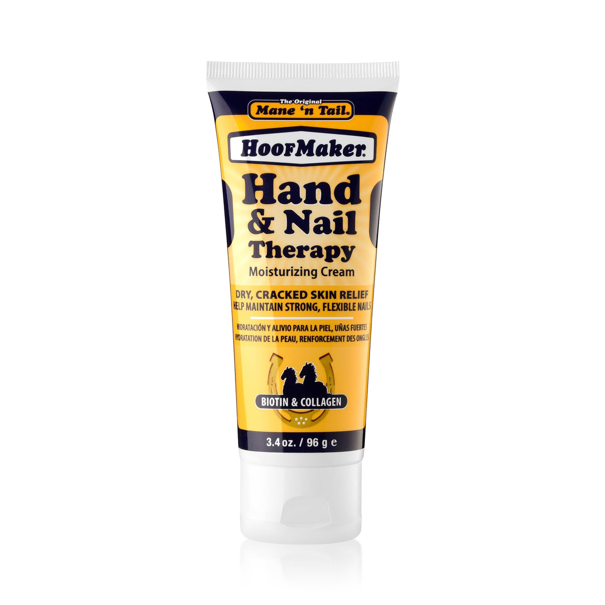 Mane 'n Tail tube front view showing label and size benefits