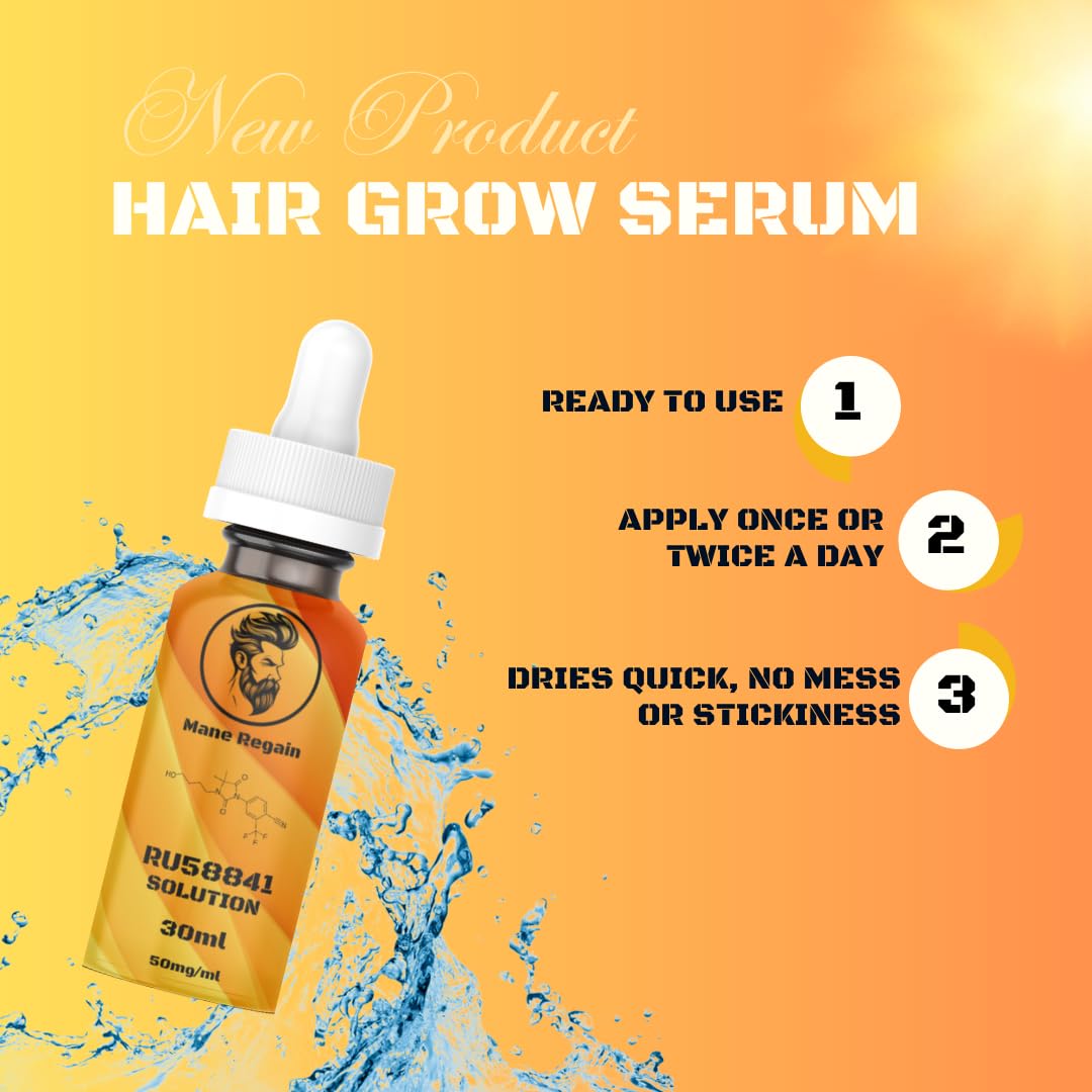 Mane Regain label close-up showing concentration and ingredient clarity benefit