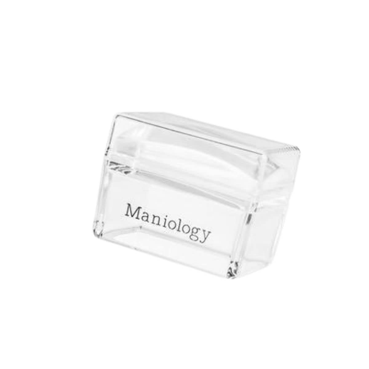 Maniology silicone stamper head close-up highlighting clarity and crisp pickup benefit