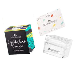 Maniology stamper styled in a salon setting to show professional-ready kit benefit