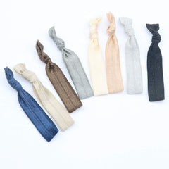 manipepe hair tie in knotted ponytail shows comfortable secure hold benefit