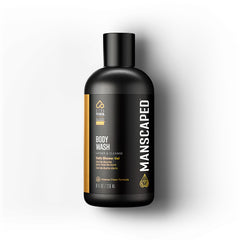 MANSCAPED front bottle showing product and branding for confident grooming