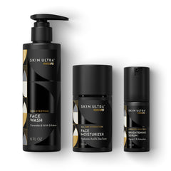 MANSCAPED front packaging showing the complete three-step regimen for convenience