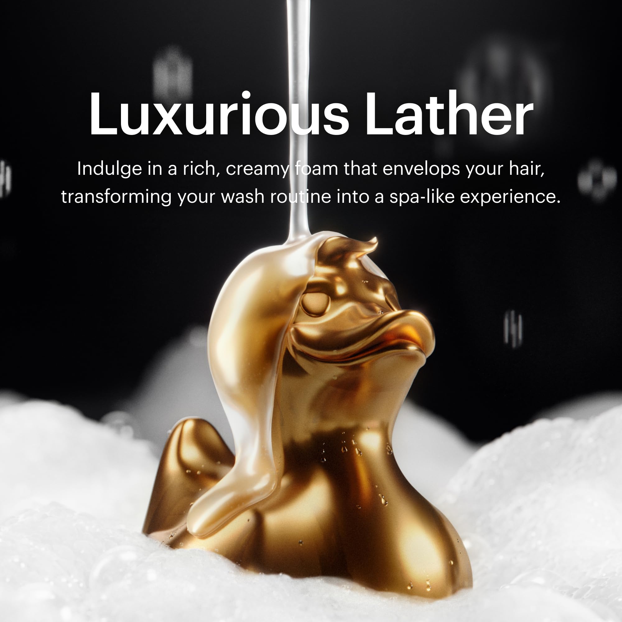 MANSCAPED foamy lather texture demonstrating effective cleansing and light conditioning
