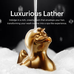 MANSCAPED foamy lather texture demonstrating effective cleansing and light conditioning