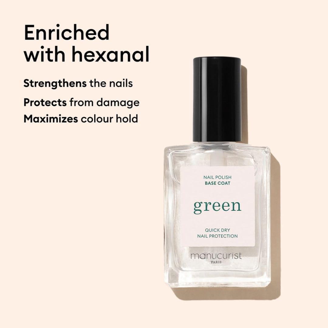 Manucurist texture close-up highlighting plant-based glossy finish