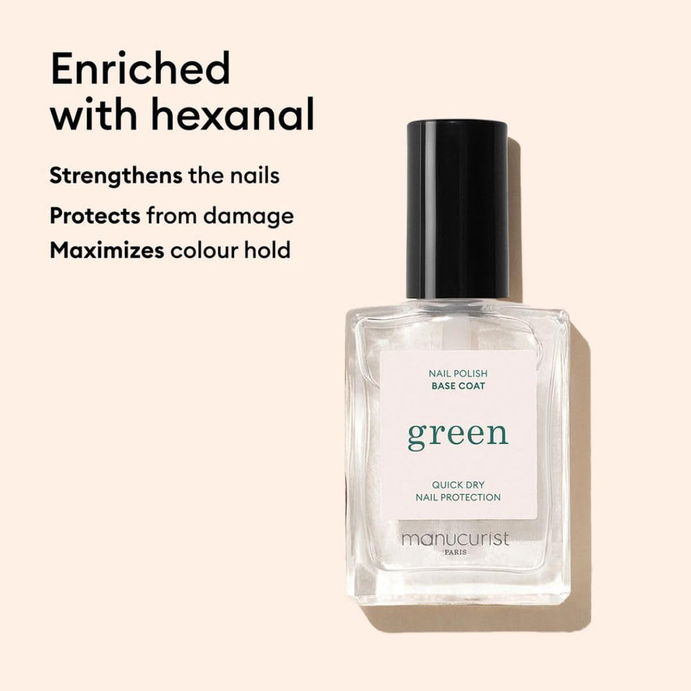 Manucurist texture close-up highlighting plant-based glossy finish
