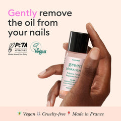 Manucurist Nail Prep close-up of liquid texture highlighting quick-absorbing formula
