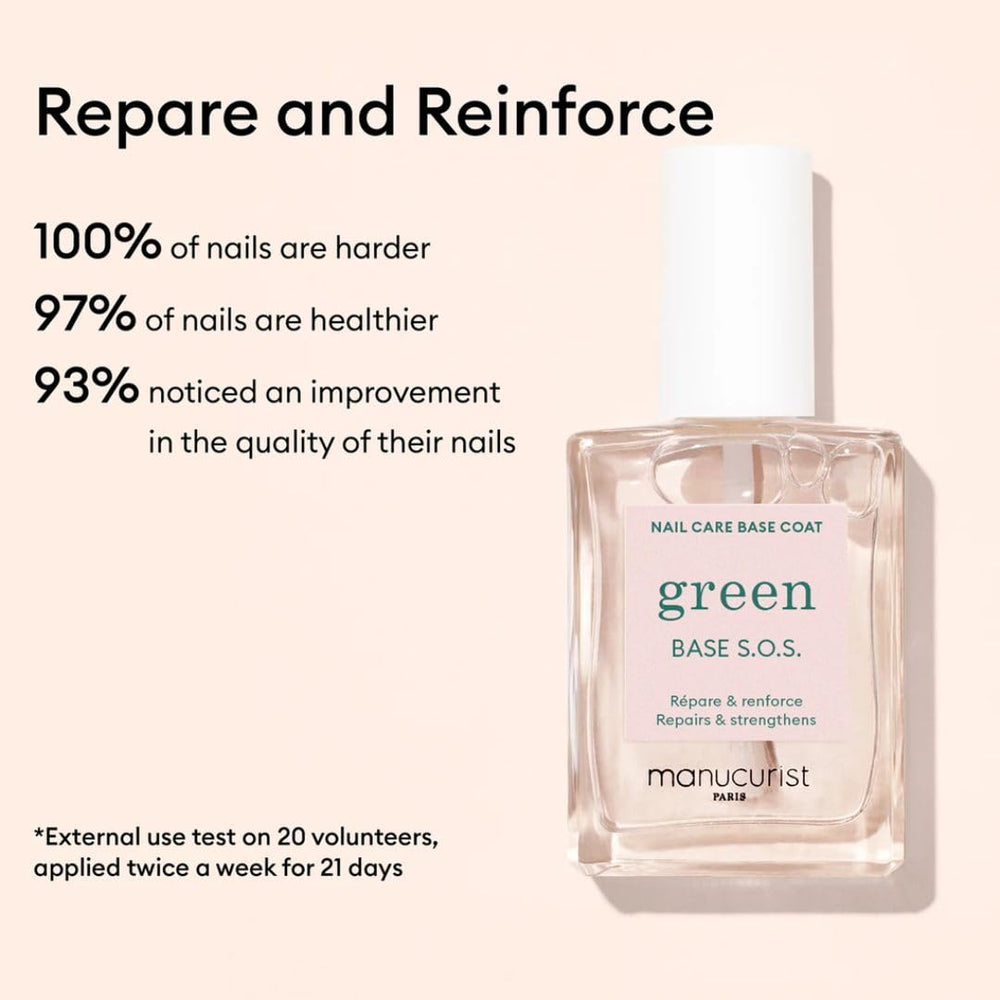 Manucurist S.O.S Mask tube and creamy texture for overnight nail regeneration