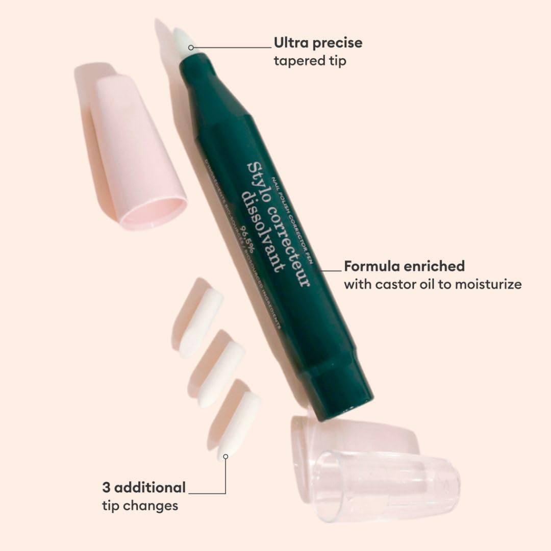 Manucurist three tapered refill tips staged to show long-lasting use