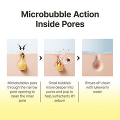 ma:nyo bottle label detail showing ingredients and low-irritation claim