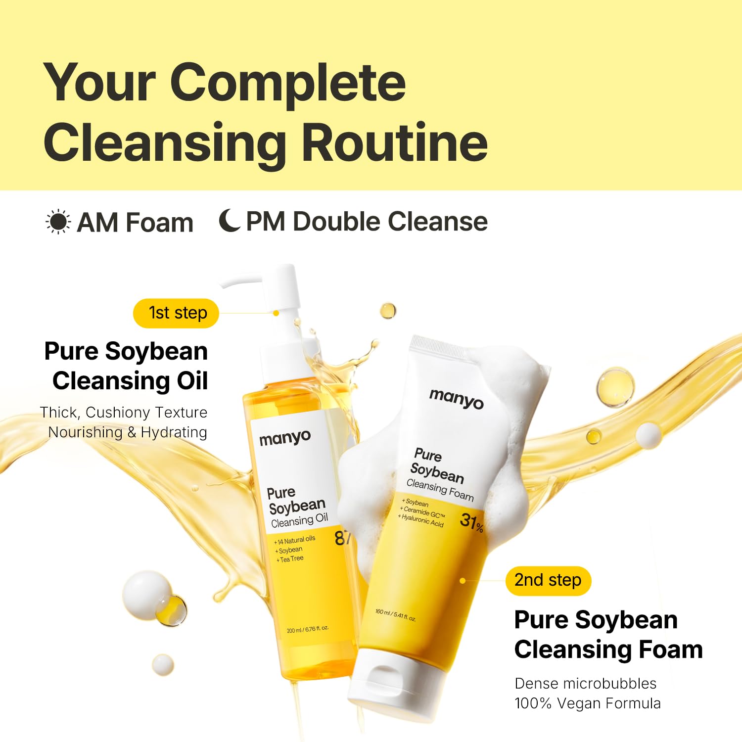 ma:nyo visual of hyaluronic acid and ceramide callout for hydration support