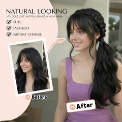 MaopaoBeauty close-up of braid texture highlights natural look and blend