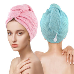 MaopaoBeauty front view of two-color towel pack showing convenience