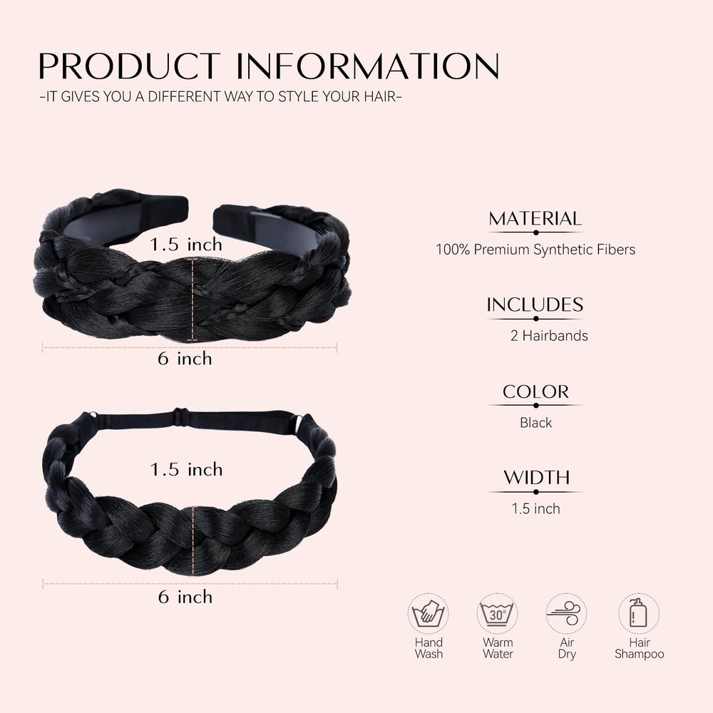 MaopaoBeauty teeth braid band detail demonstrates grip and secure wear