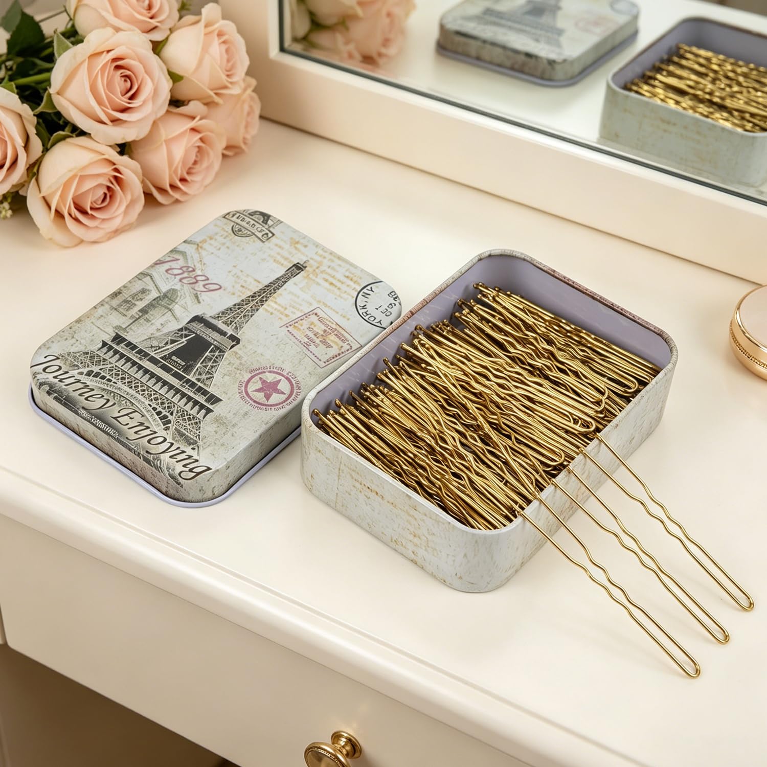 MAORULU blonde pins displayed with black and brown for selection benefit