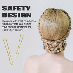 MAORULU pins securing a neatly styled bun for all-day hold