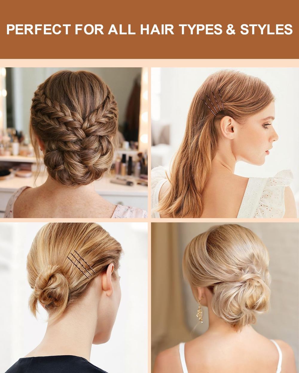 MAORULU bobby pins gripping hair tightly without snagging