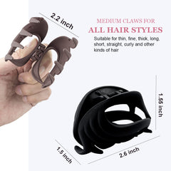 MAORULU clip open jaw detail, demonstrates strong grip and durable hinges