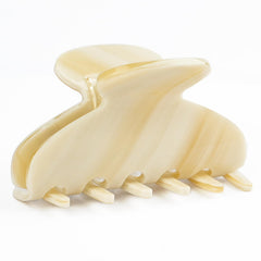 MAORULU cream clip front view shows glossy finish and stylish look