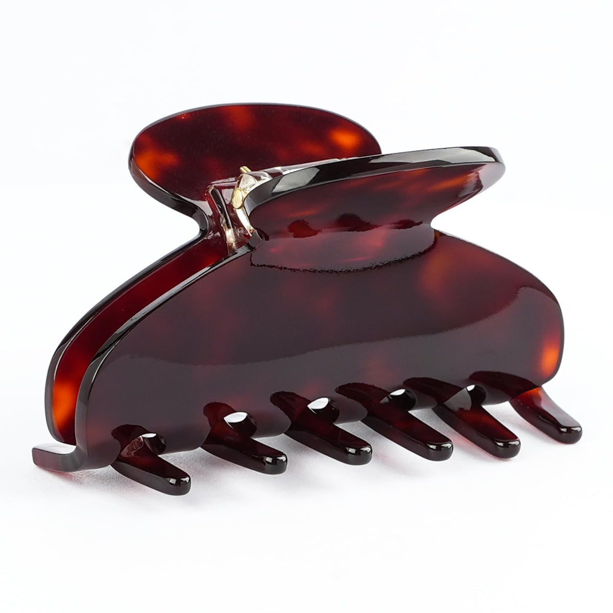 MAORULU front view clip in tortoise shell showing elegant finish and durable hold
