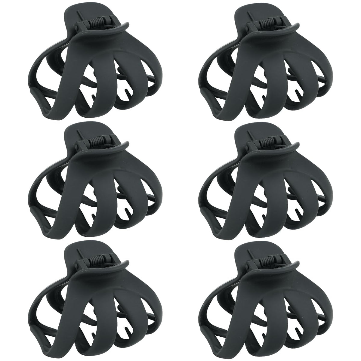 MAORULU front view of big claw clip showing shape and secure hold