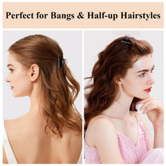 MAORULU clip in half-up hairstyle adding subtle polished detail