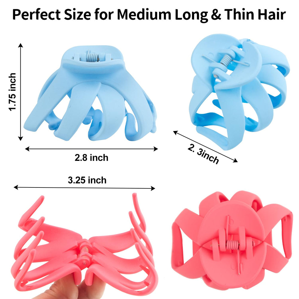 MAORULU clip holding a twisted medium ponytail, keeps hair tidy