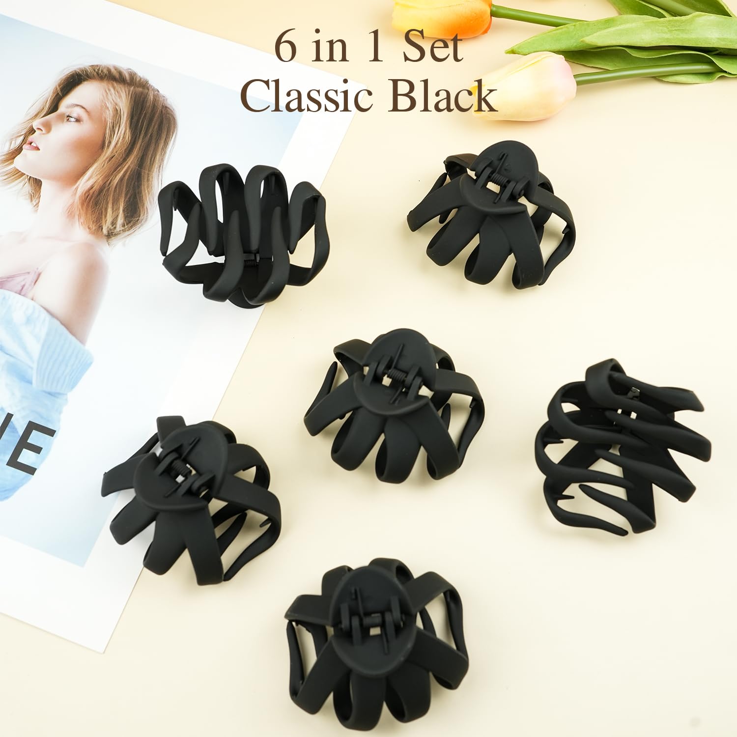 MAORULU hair clip used at mirror demonstrating quick routine benefit
