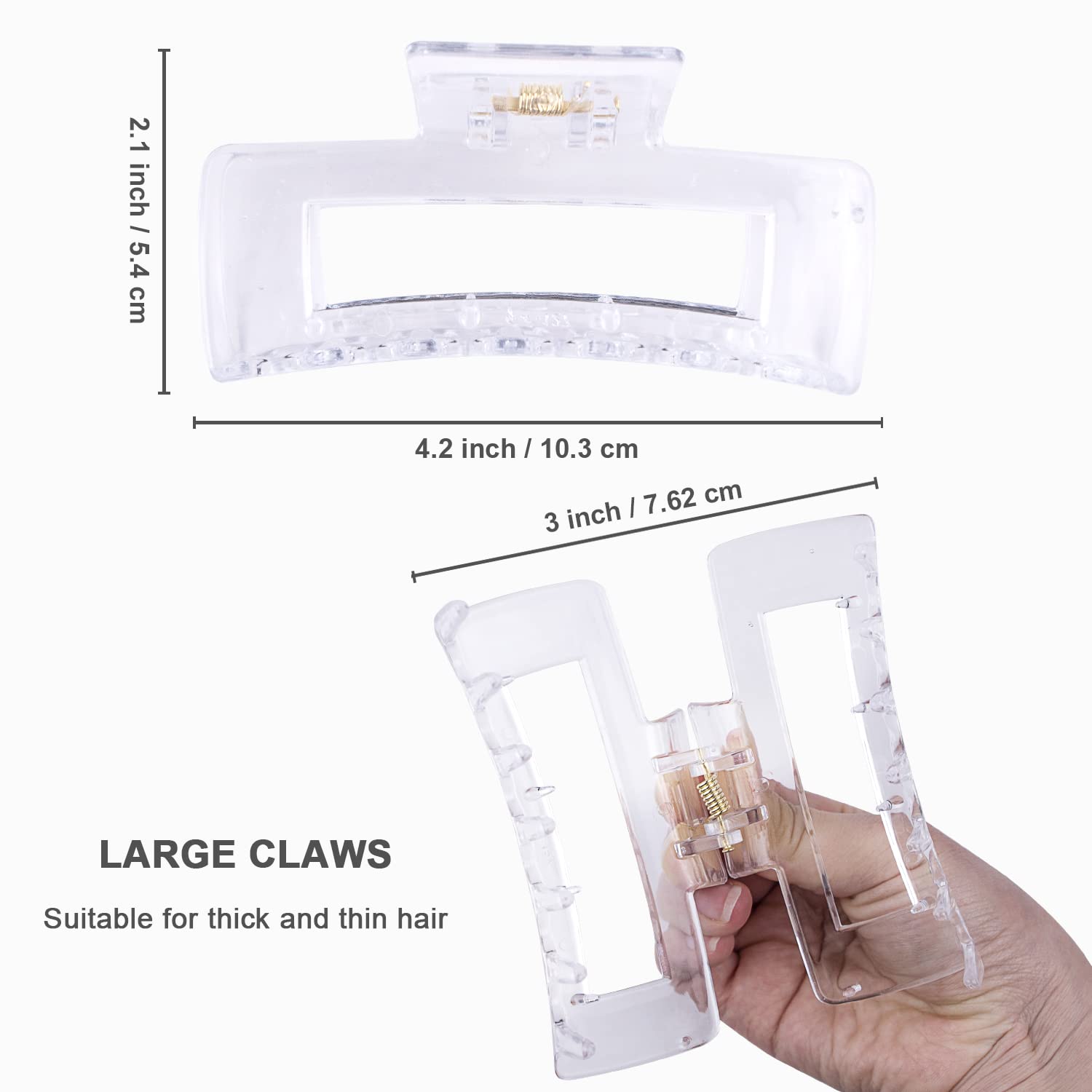 MAORULU clip held in hand to show large size and real-scale benefit
