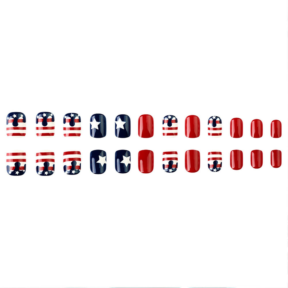 MAOTTIE close-up of stars and stripes design highlighting clear detail