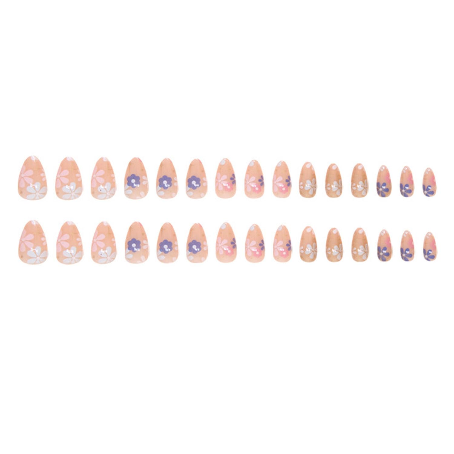 MAOTTIE nails held in hand to show scale, easy-to-wear short length benefit
