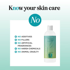 Maple Holistics ingredients display highlighting aloe, rosehip and hyaluronic benefit