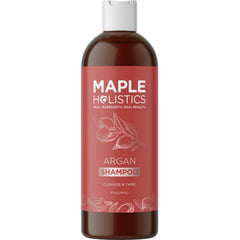 Maple Holistics hair after use showing glossy shine and improved manageability