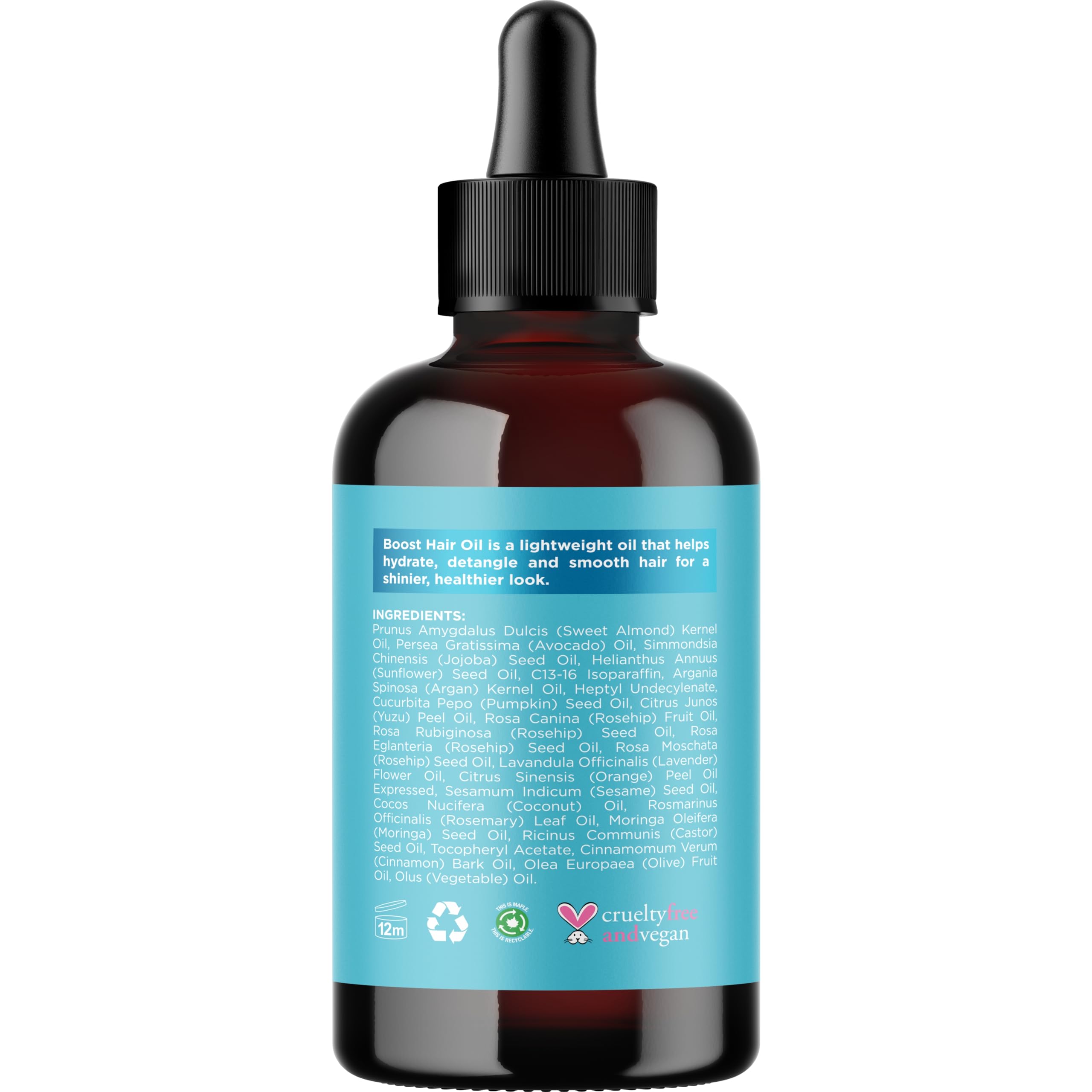 Maple Holistics before and after volume comparison showing fuller hair benefit