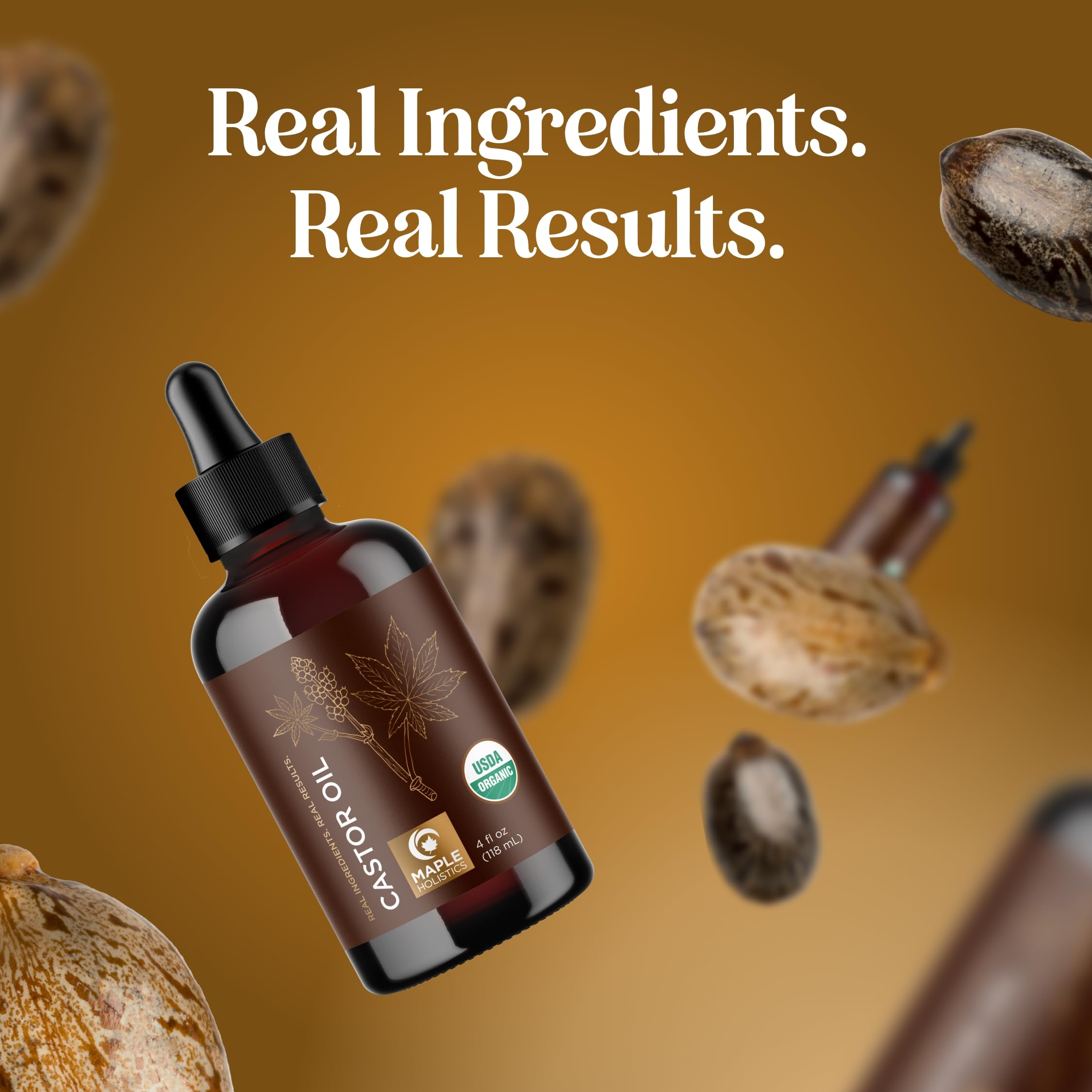 Maple Holistics bottle on bathroom shelf showing natural routine aesthetic benefit
