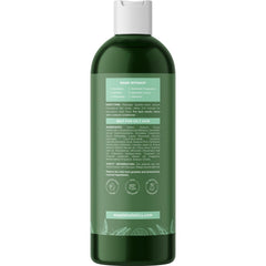 Maple Holistics label close-up showing ingredients and sulfate-free benefit