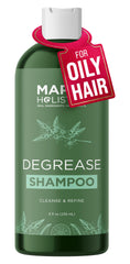 Maple Holistics bottle front view highlighting clarifying shampoo for clean scalp