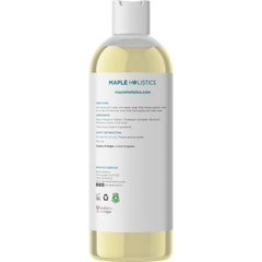 Maple Holistics diluted soap in a bottle showing DIY dilution ratios
