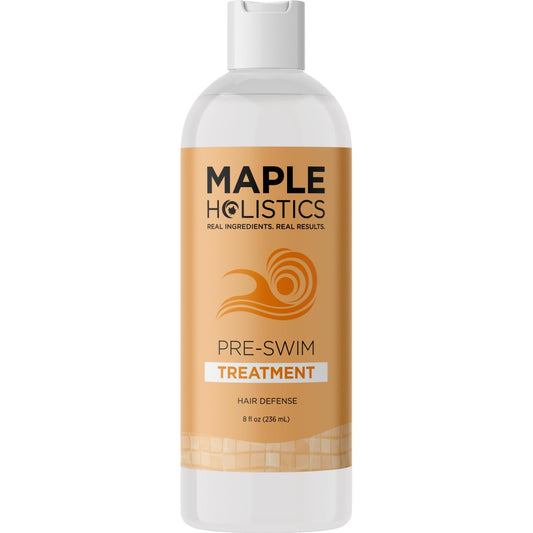 Maple Holistics front bottle showing label and benefits