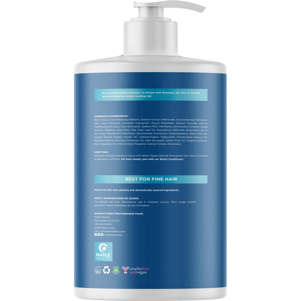 Maple Holistics in-shower hair lather demonstrating gentle cleansing benefit