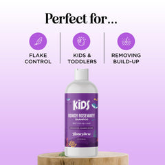 Maple Holistics shampoo texture pouring to show gentle, moisturizing lather