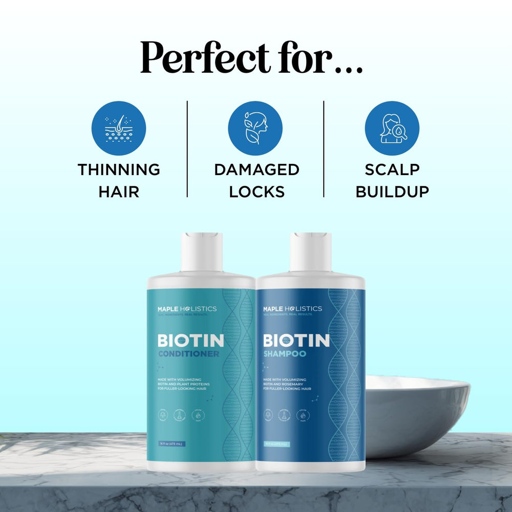 Maple Holistics label closeup highlighting ingredients and color-safe benefit