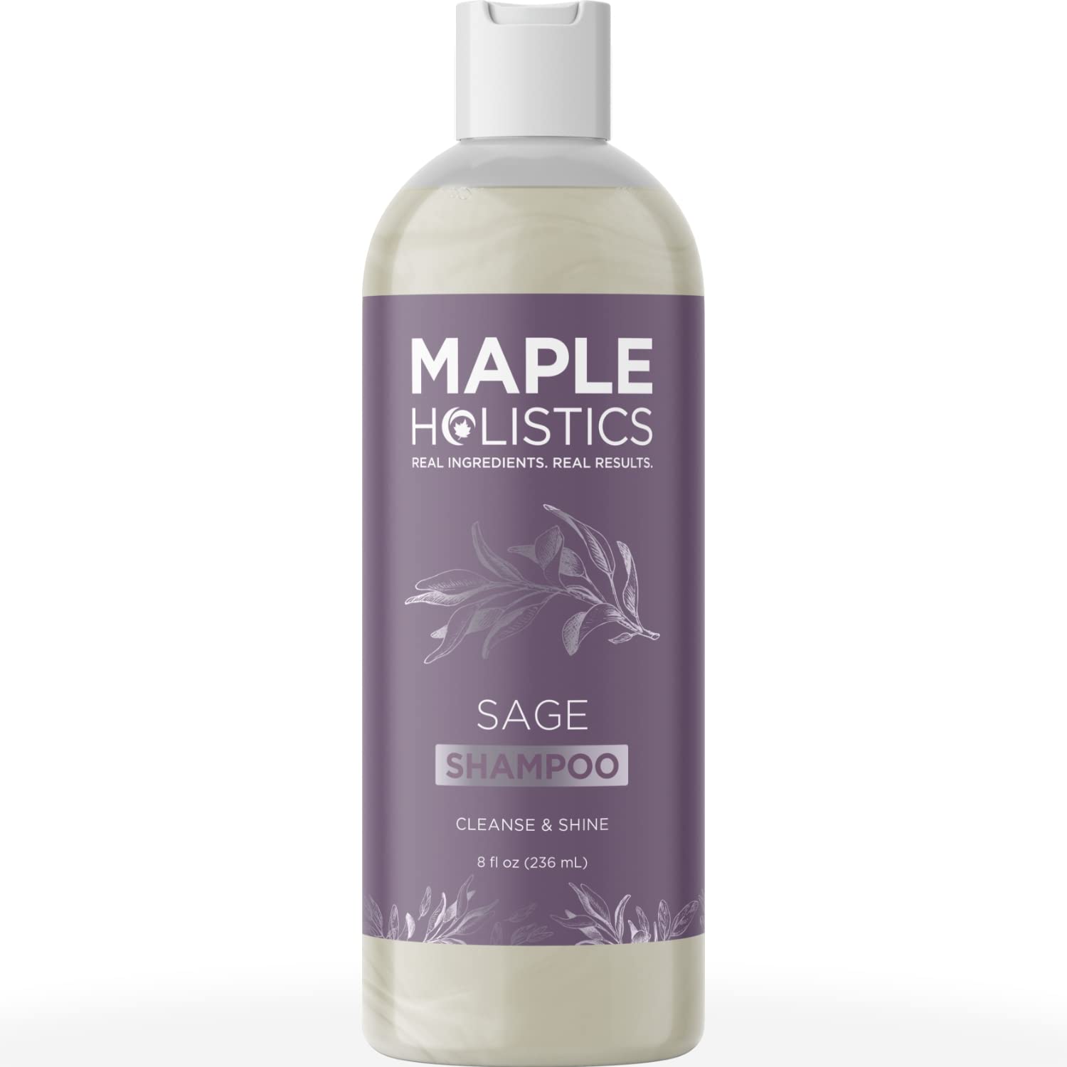 Maple Holistics front bottle showing product clarity and brand